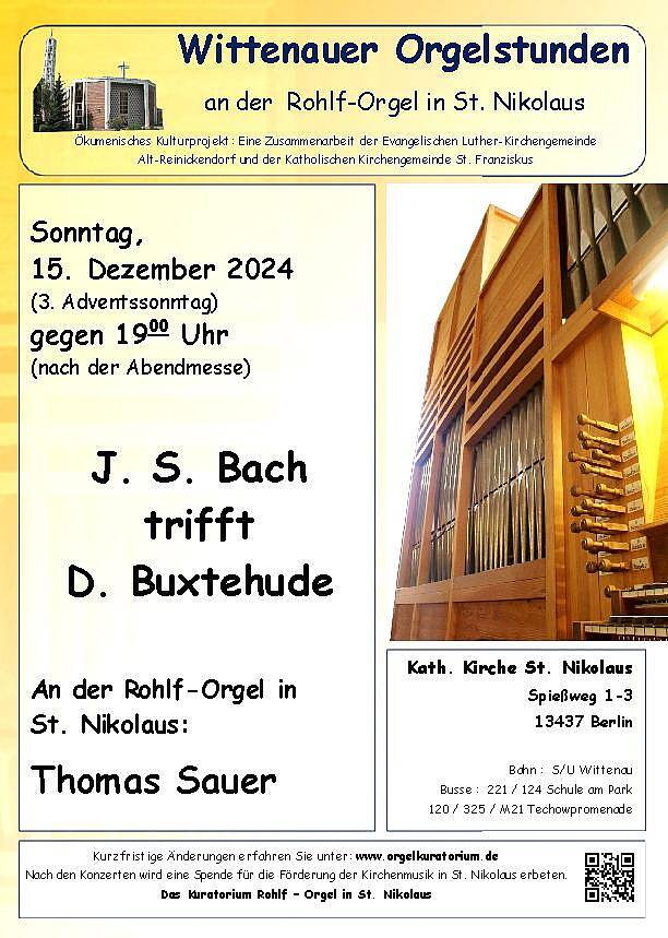 Konzert "Bach trifft Buxtehude"
